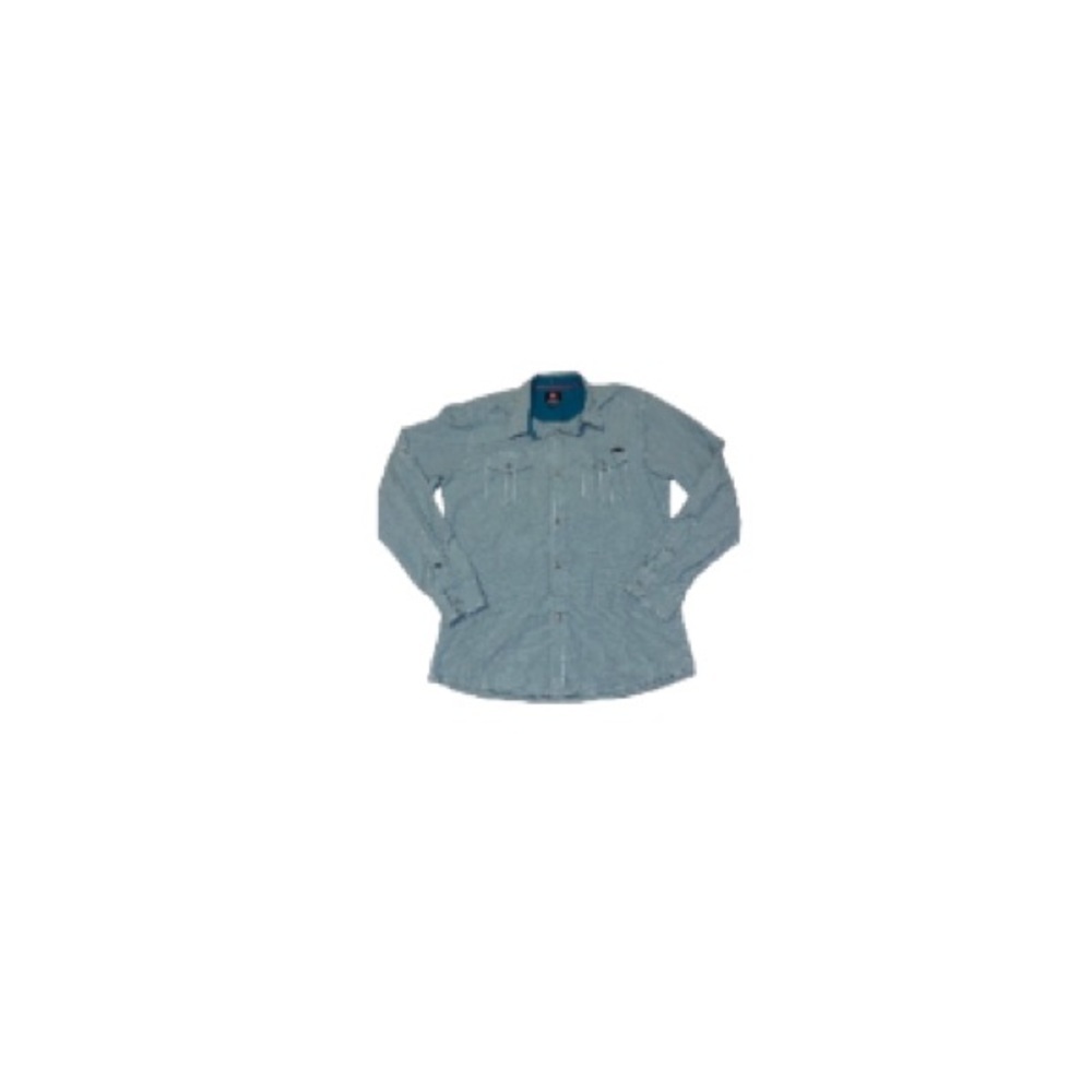 Quicksilver Blue Chambray Button Down Shirt - Men’s Size Large